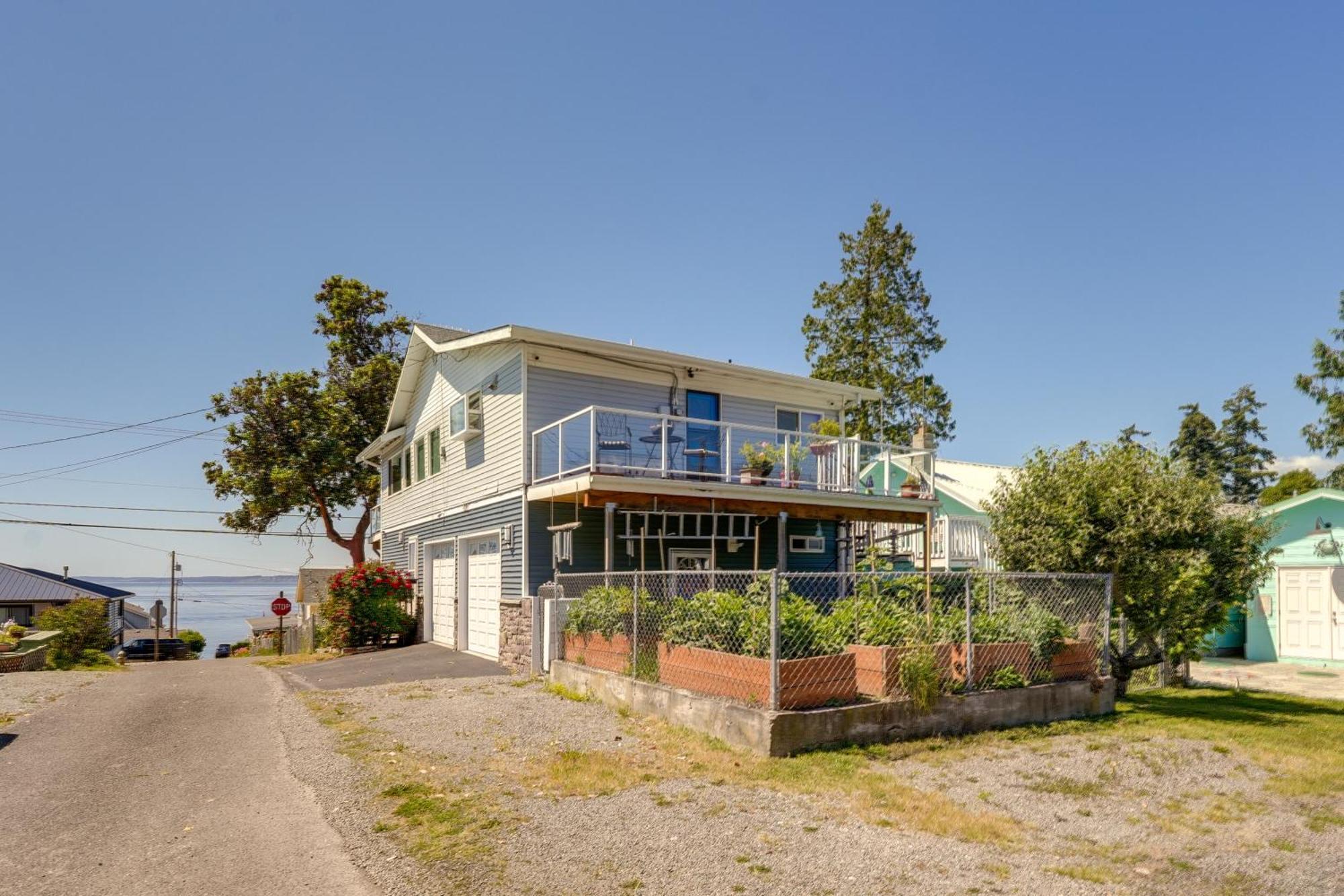 Camano Home With Ocean-View Deck - Walk To Water! Exteriér fotografie