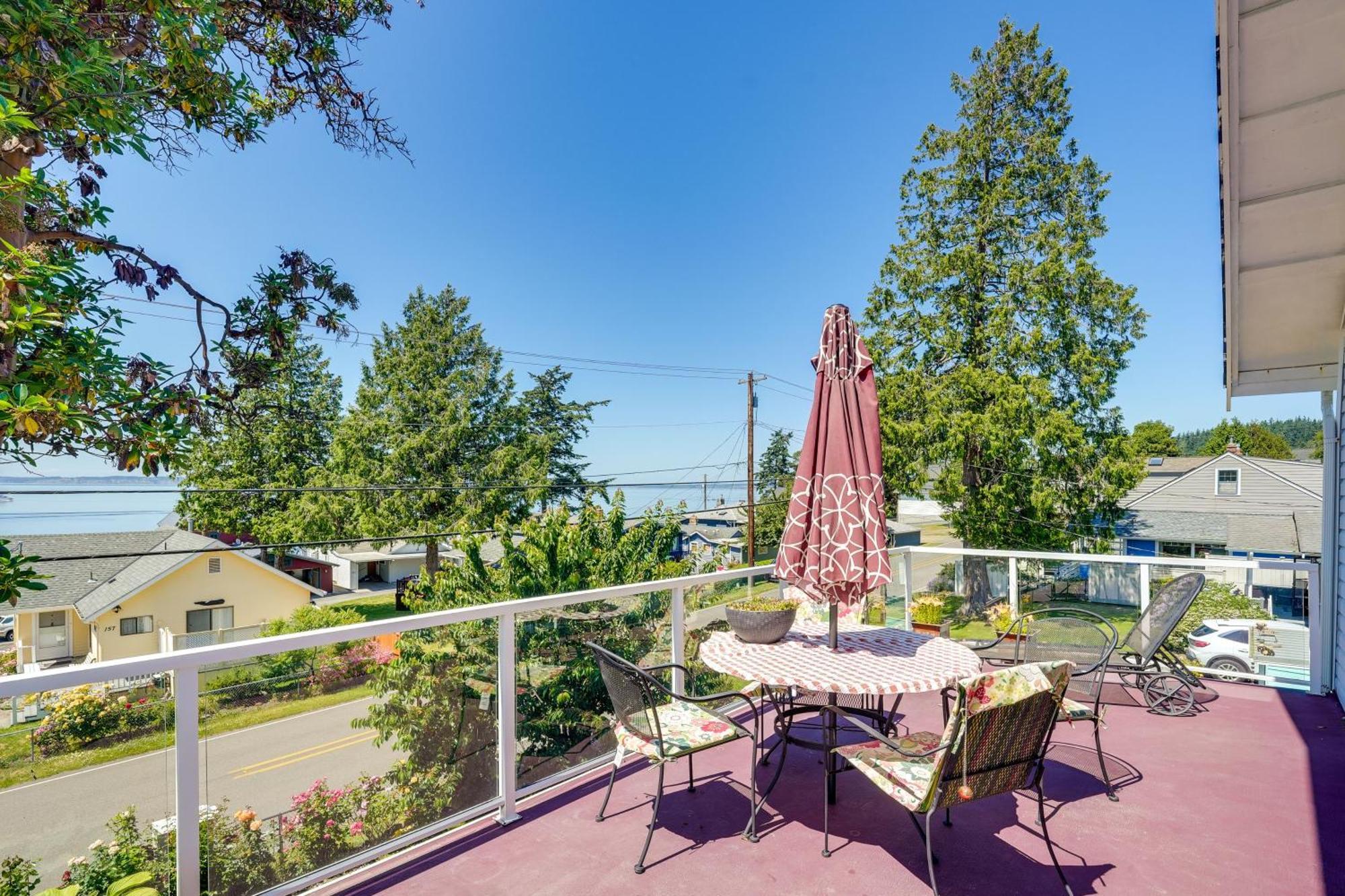 Camano Home With Ocean-View Deck - Walk To Water! Exteriér fotografie