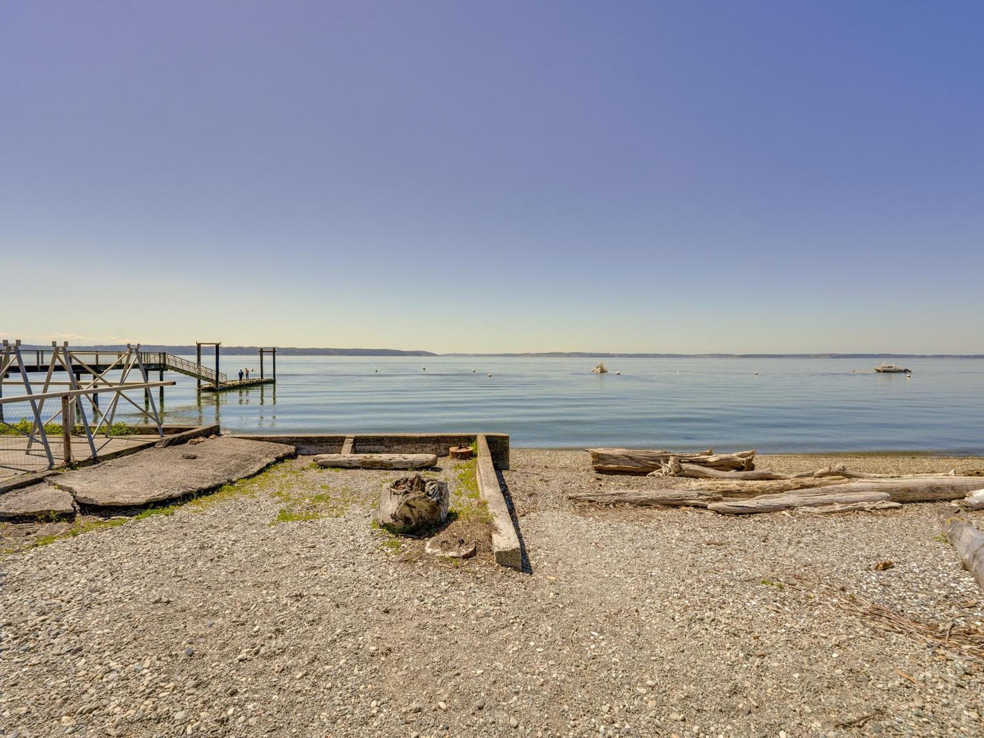 Camano Home With Ocean-View Deck - Walk To Water! Exteriér fotografie