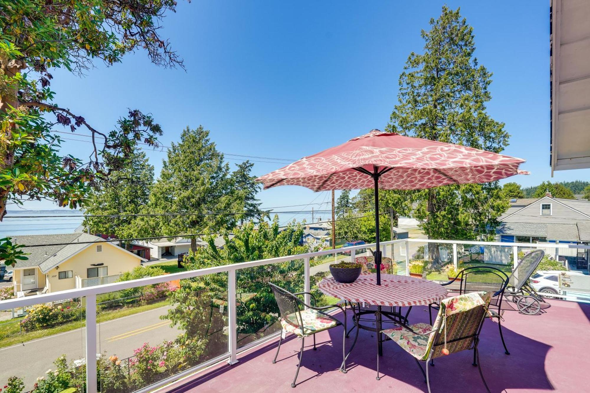 Camano Home With Ocean-View Deck - Walk To Water! Exteriér fotografie